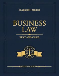 Business Law Textbook Cover