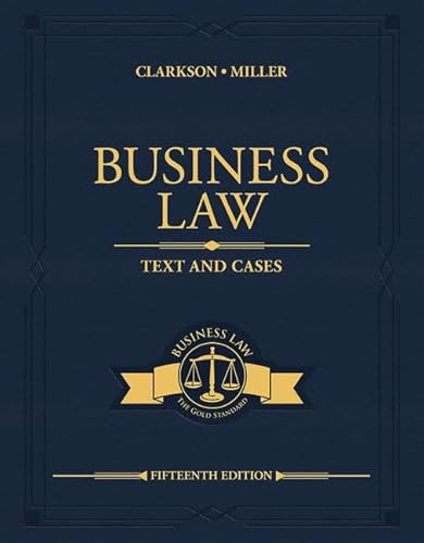 Business Law Textbook Cover