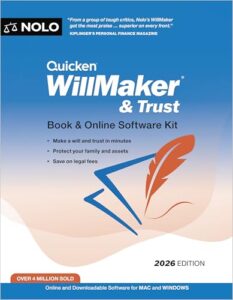 Quicken WillMaker software kit