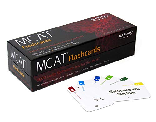MCAT study flashcards set