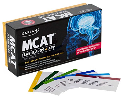 MCAT study flashcards set