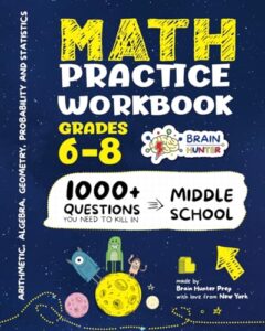 Math Practice Workbook Cover