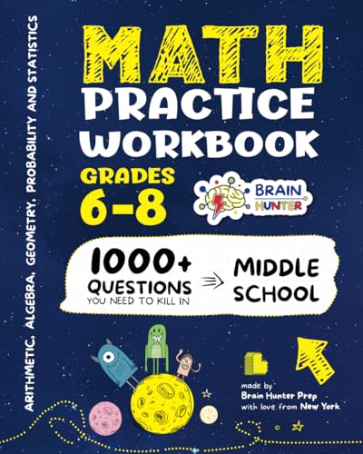 Math Practice Workbook Cover