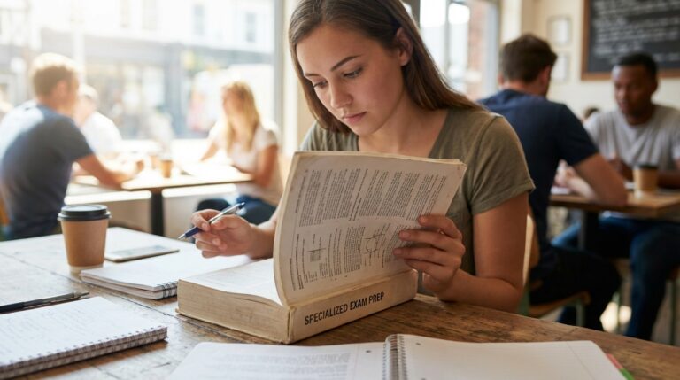 Exam preparation success.