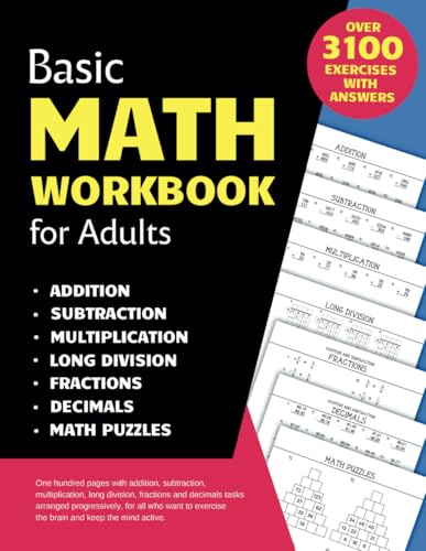Basic Math Workbook Cover