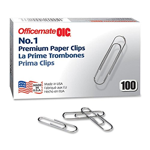 Paper clips in packaging
