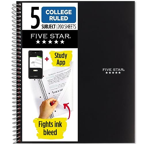Five Star College Notebook
