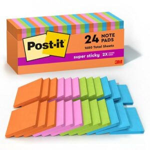 Colorful sticky note pads