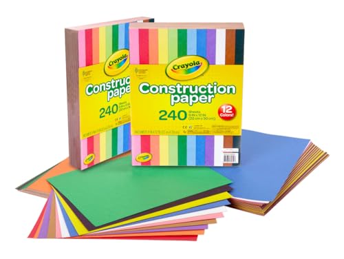 Colorful construction paper sheets