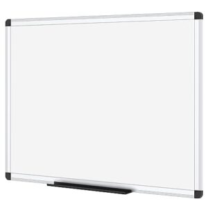 Blank whiteboard with frame