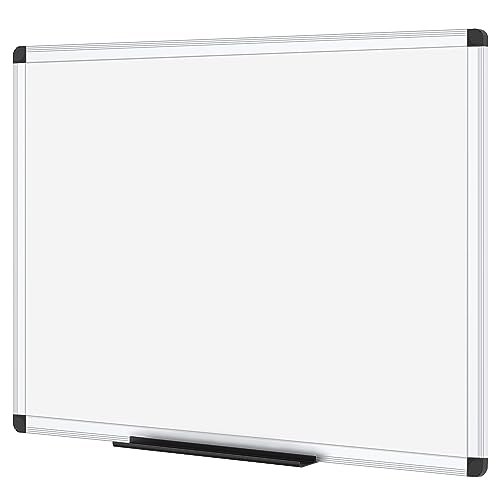 Blank whiteboard with frame