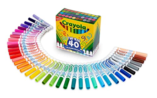 Colorful Crayola marker set