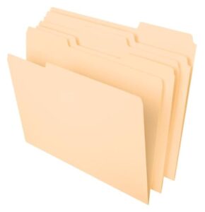 File folders stacked neatly