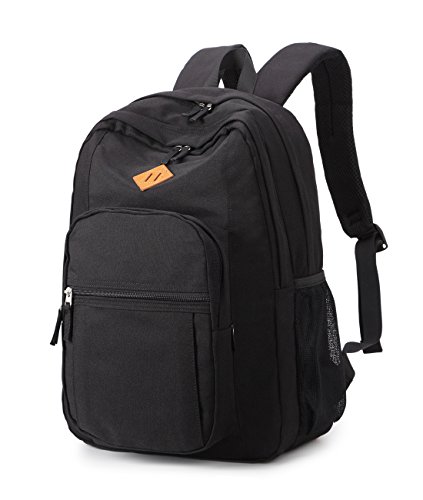Black backpack with pockets