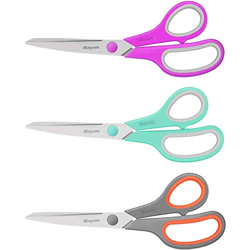 Colorful pairs of scissors