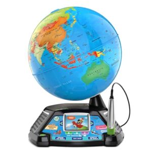 Interactive educational globe toy