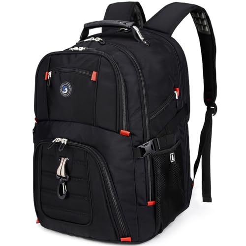 Black backpack with pockets