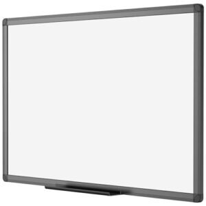 Blank whiteboard with frame