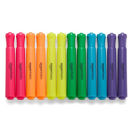 Colorful highlighter marker set