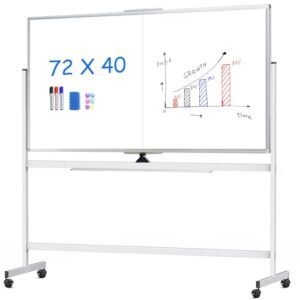 Whiteboard with graph illustration