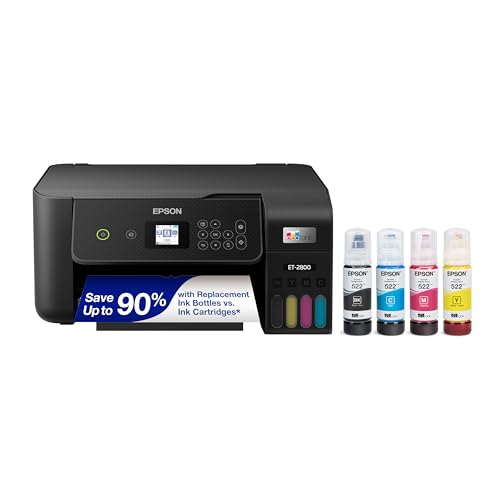 Epson printer with ink