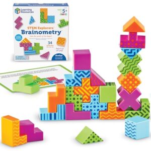 Colorful building blocks set