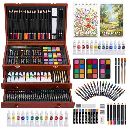 Art supplies creative inspiration set