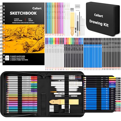 Art supplies sketchbook kit