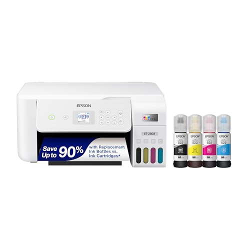 Epson printer with ink