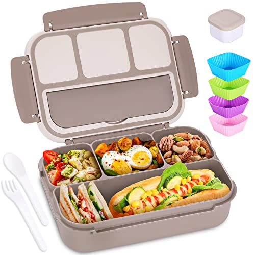 Lunch box with food