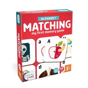 Alphabet memory game packaging