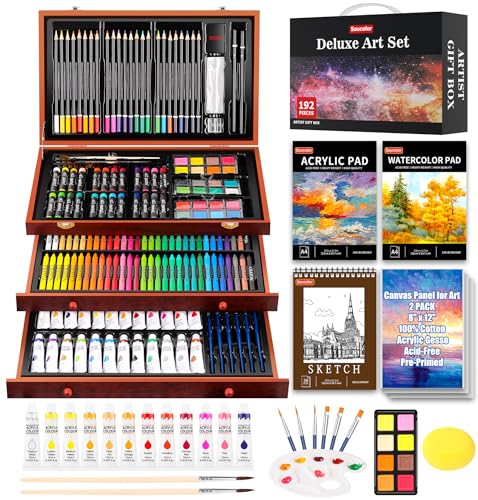 Art supplies gift box
