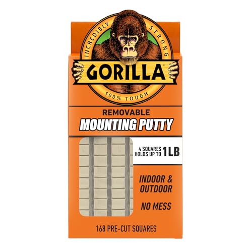 Gorilla removable mounting putty