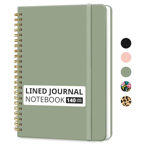 Green Lined Journal Notebook