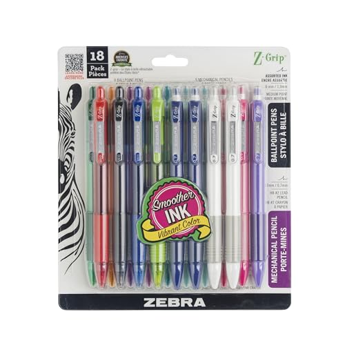 Colorful writing instruments pack
