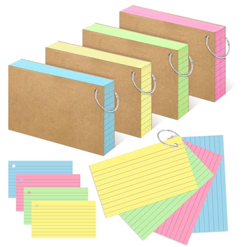 Colorful note cards set