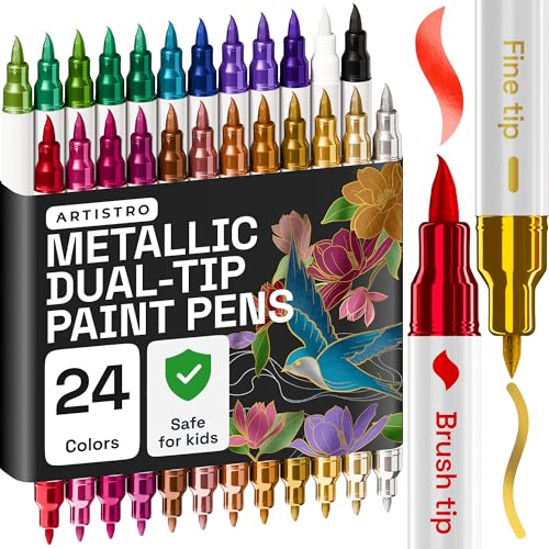 Metallic Dual Tip Markers