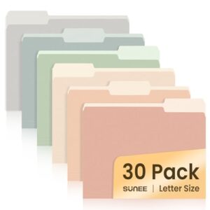 Colored file folders pack