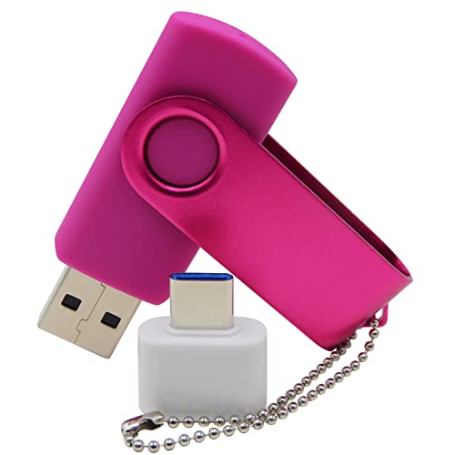 Pink USB flash drive