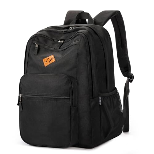 Black backpack with pockets