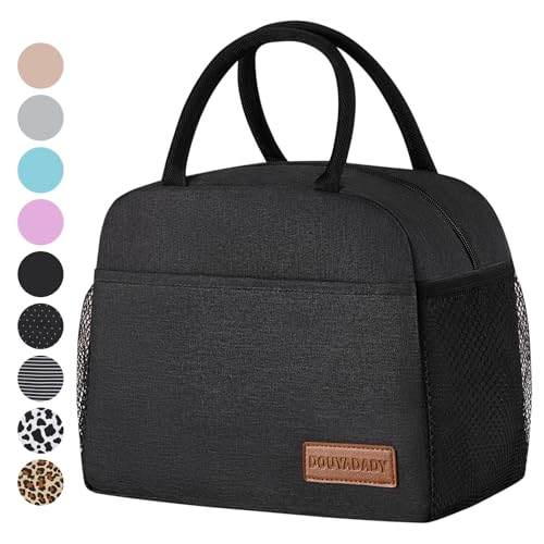 Stylish black tote bag