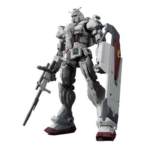 Robot model holding weapon