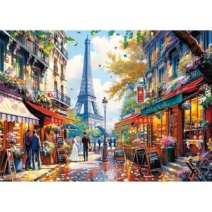 Charming Parisian street scene