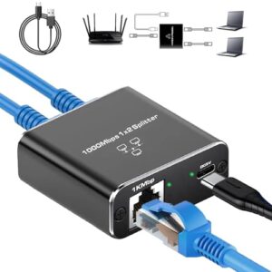 Ethernet splitter device connection