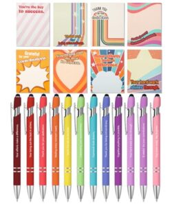 Colorful pens and notes