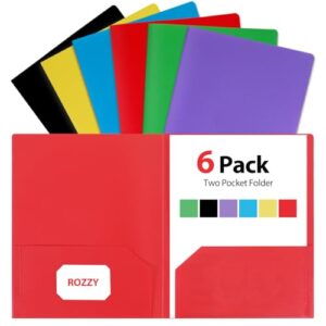 Colorful folder pack displayed