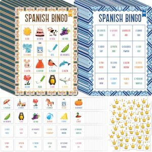Spanish Bingo Game Cards