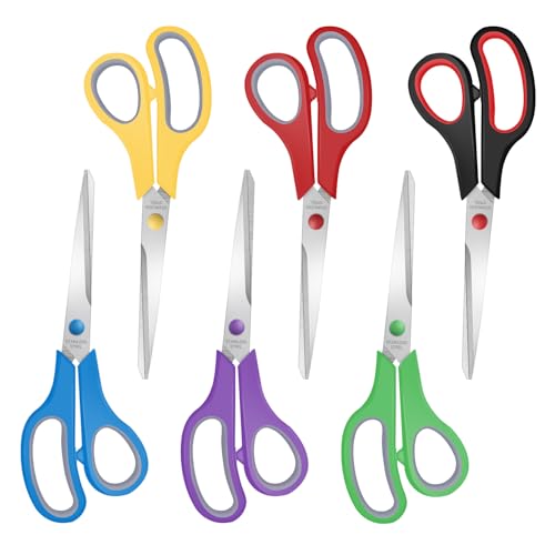 Colorful pairs of scissors