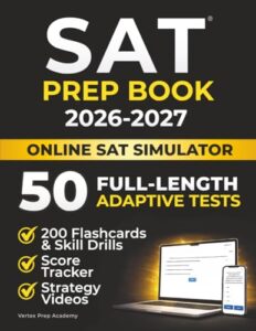 SAT prep book cover