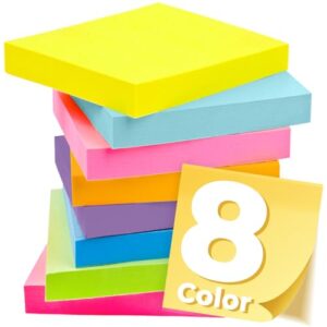 Brightly Colored Sticky Notes